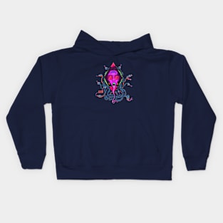 Vapor Wave Medusa Kids Hoodie